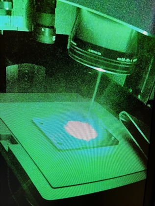 Laser process using (visible) green light | Femtosecond laser texturing | Sirris