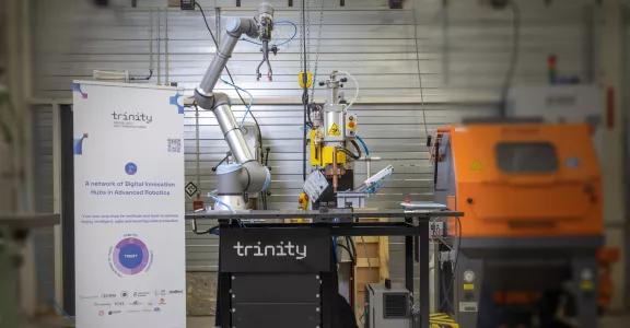 Trinity collaborative robot applications for an agile production